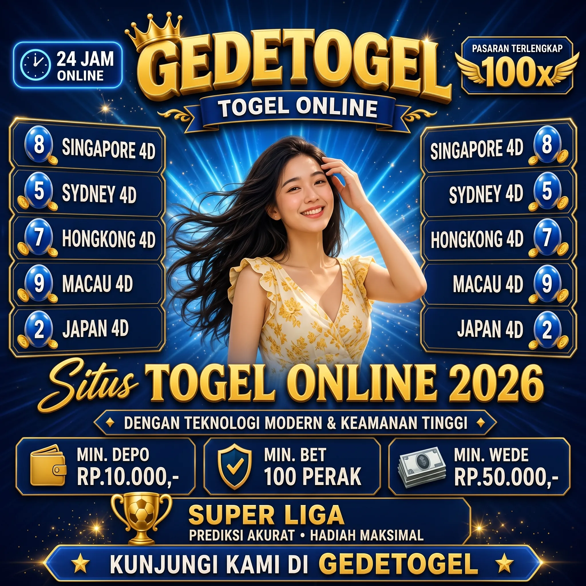 GEDETOGEL: Daftar Bandar Togel Transaksi QRIS Cepat Online 24 Jam
